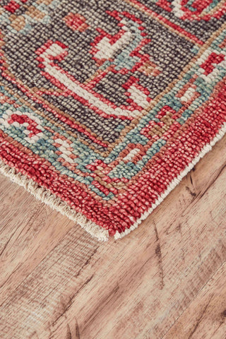 Feizy Piraj 6453F Red/Gray Area Rug