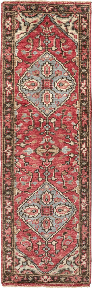 Feizy Piraj 6453F Red/Gray Area Rug