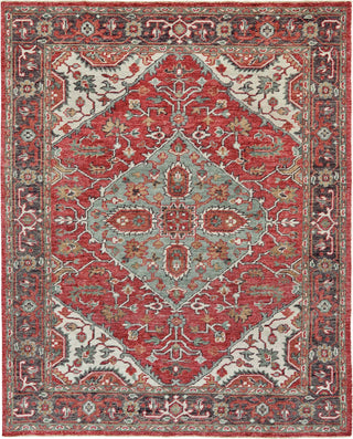 Feizy Piraj 6453F Red/Gray Area Rug