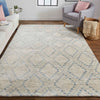 Feizy Abytha 6458F Ice Area Rug Lifestyle Image Feature
