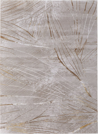 Feizy Waldor 39NBF Taupe/Brown/Silver Area Rug