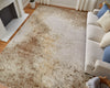 Feizy Waldor 39NCF Brown/Tan/Ivory Area Rug Lifestyle Image Feature