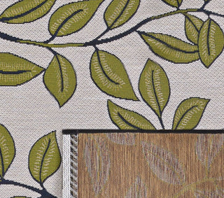 Couristan Dolce Summer Ivy Ivory Olive Area Rug Main