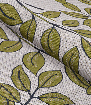 Couristan Dolce Summer Ivy Ivory Olive Area Rug Detail Image