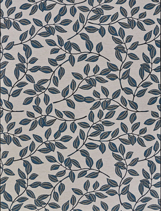Couristan Dolce Summer Ivy Ivory Slate Blue Area Rug main image
