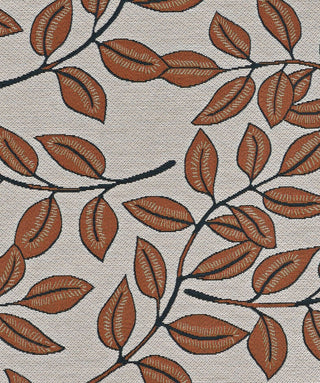 Couristan Dolce Summer Ivy Ivory Terracotta Area Rug Pile Image