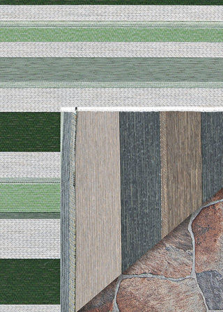 Couristan Dolce Striped Grass Area Rug Backing Image