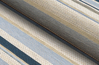 Couristan Dolce Striped Nautical Area Rug Detail Image