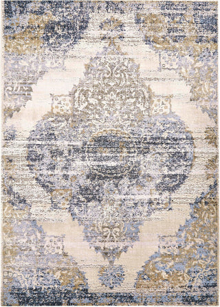 Feizy Marigold 3831F White/Light Blue Area Rug