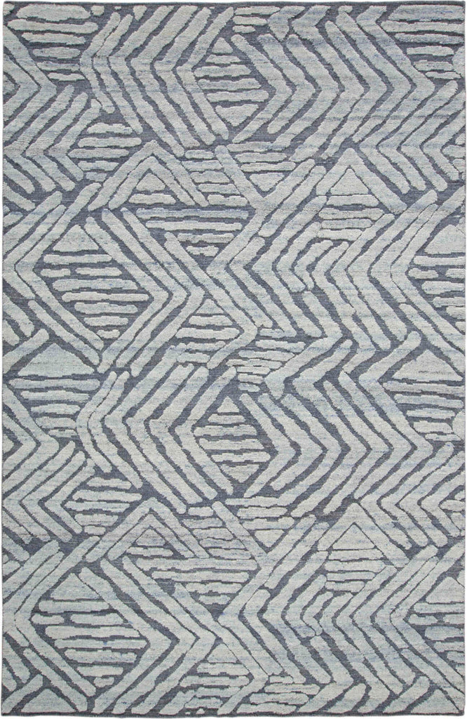 Havila Fine Rugs Newaz R1060 Light Blue/Dark Gray Area Rug