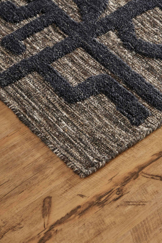 Havila Fine Rugs Newaz R1062 Black/Dark Gray Area Rug