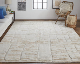 Havila Fine Rugs Newaz H1927 Beige Area Rug Lifestyle Image Feature