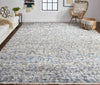 Havila Fine Rugs Breck H1808 Gray/Multi Area Rug Lifestyle Image Feature