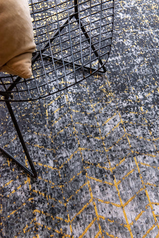Louis De Poortere Mad Men Jacob's Ladder 8422 Broadway Glitter Area Rug Lifestyle Image Feature