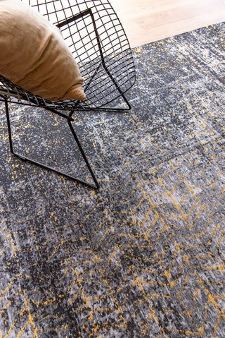 Louis De Poortere Mad Men Jacob's Ladder 8422 Broadway Glitter Area Rug Lifestyle Image Feature