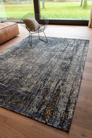 Louis De Poortere Mad Men Jacob's Ladder 8422 Broadway Glitter Area Rug Lifestyle Image Feature