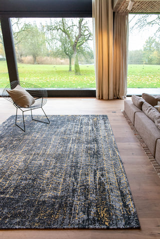 Louis De Poortere Mad Men Jacob's Ladder 8422 Broadway Glitter Area Rug Lifestyle Image Feature