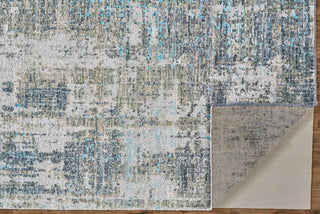 Feizy Wexford 6410F Ice/Blue Area Rug Detail Image