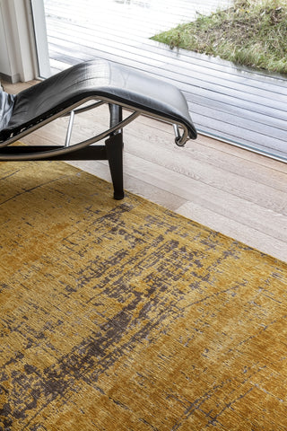 Louis De Poortere Mad Men Griff 8550 Liberty Gold Area Rug Lifestyle Image Feature
