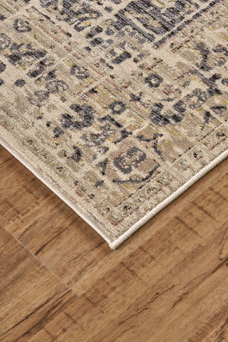 Feizy Grayson 3579F Charcoal/Beige Area Rug