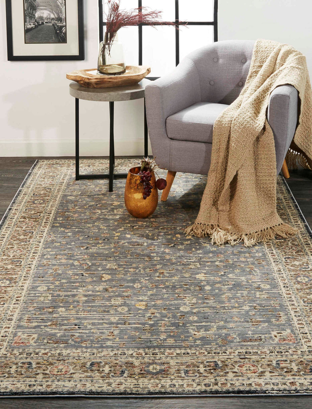 Feizy Grayson 3914F Area Rug Lifestyle Image Feature
