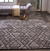 Feizy Asher 8766F Gray/Black Area Rug