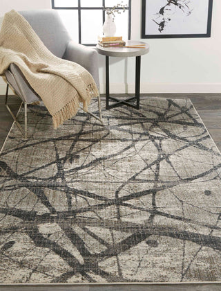 Feizy Kano 3877F Gray Area Rug