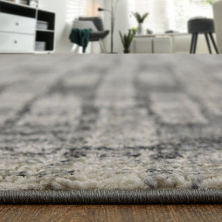 Feizy Kano 39LKF Gray/Black/Ivory Area Rug