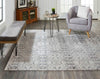 Feizy Cadiz 3990F Gray/Taupe/Ivory Area Rug Lifestyle Image Feature