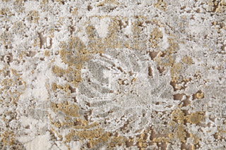 Feizy Cadiz 39SZF Ivory/Gray/Gold Area Rug Close Up