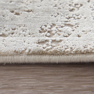 Feizy Cadiz 39SZF Ivory/Gray/Gold Area Rug Edge