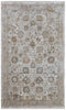 Feizy Cadiz 39SZF Ivory/Gray/Gold Area Rug main image