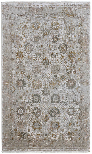 Feizy Cadiz 39SZF Ivory/Gray/Gold Area Rug main image