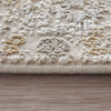 Feizy Cadiz 39T0F Ivory/Gray/Gold Area Rug Edge