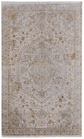 Feizy Cadiz 39T0F Ivory/Gray/Gold Area Rug main image