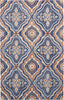 Feizy Rhett I8072 Blue/Rust Area Rug