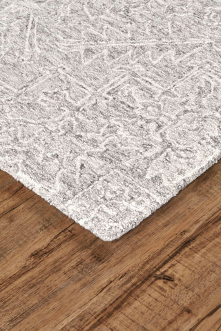 Feizy Rhett I8075 Light Gray/Ivory Area Rug