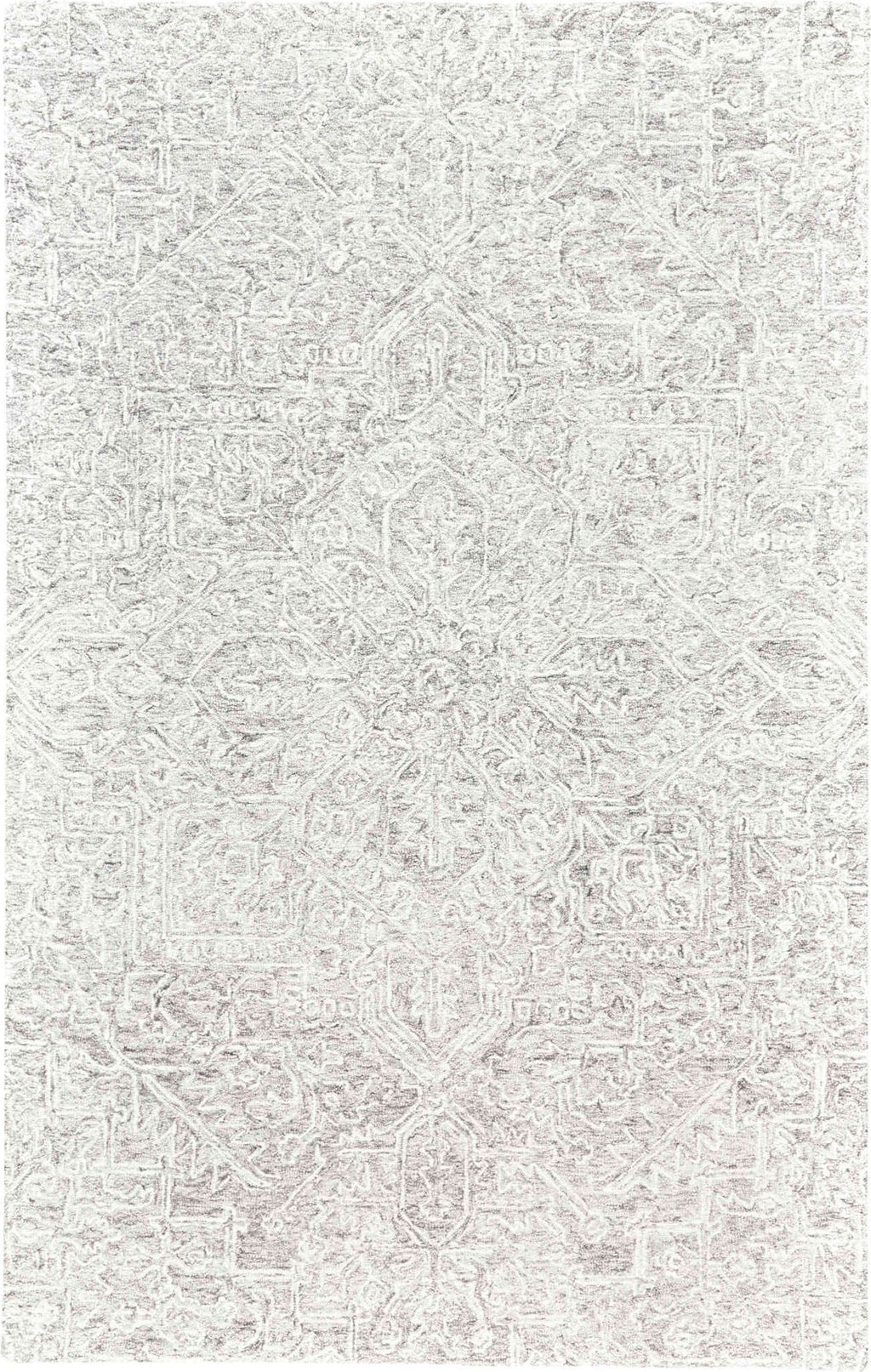 Feizy Rhett I8075 Light Gray/Ivory Area Rug