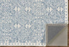 Feizy Rhett I8078 Blue/Ivory Area Rug