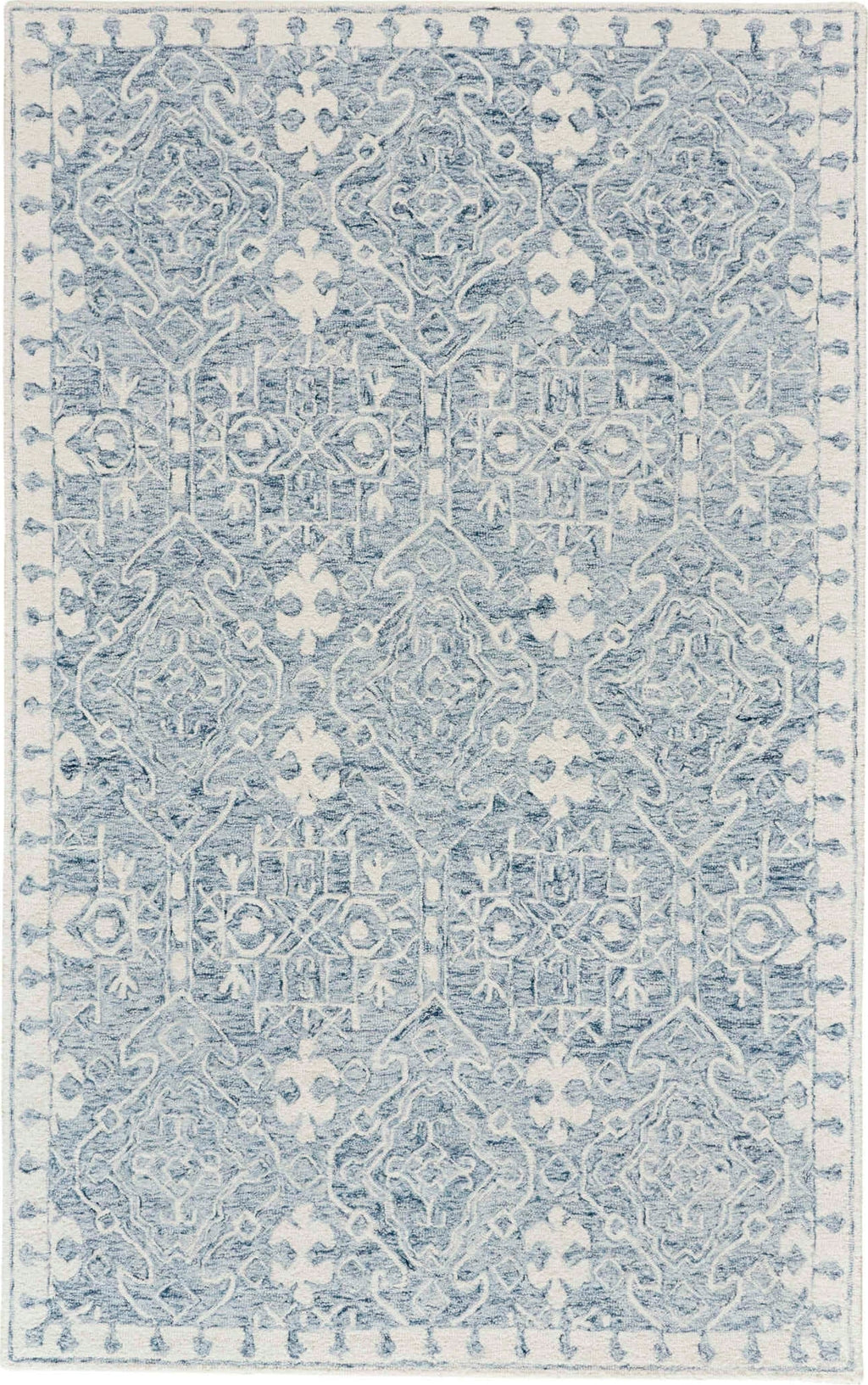 Feizy Rhett I8078 Blue/Ivory Area Rug