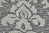 Feizy Belfort 8A26F Gray/Ivory/Black Area Rug Corner Image