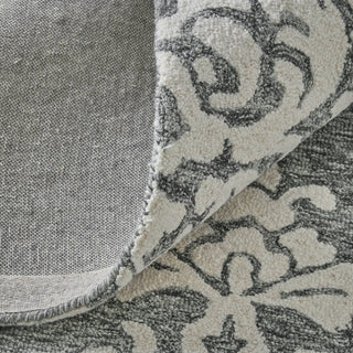 Feizy Belfort 8A26F Gray/Ivory/Black Area Rug Detail Image