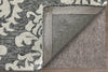 Feizy Belfort 8A26F Gray/Ivory/Black Area Rug Detail Image