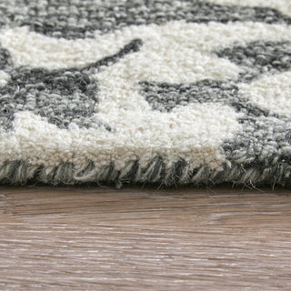 Feizy Belfort 8A26F Gray/Ivory/Black Area Rug Lifestyle Image Feature