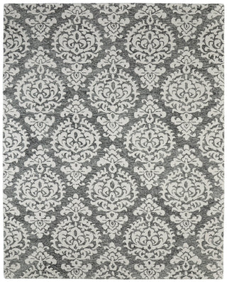 Feizy Belfort 8A26F Gray/Ivory/Black Area Rug main image
