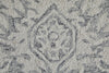 Feizy Belfort 8A27F Gray/White Area Rug Corner Image