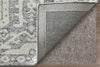 Feizy Belfort 8A27F Gray/White Area Rug Detail Image