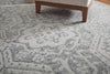 Feizy Belfort 8A27F Gray/White Area Rug Lifestyle Image Feature