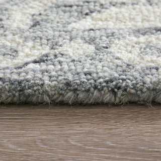 Feizy Belfort 8A27F Gray/White Area Rug Lifestyle Image Feature