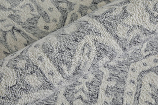 Feizy Belfort 8A27F Gray/White Area Rug Lifestyle Image Feature